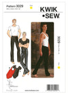 Kwik Sew Men's Dance Wear Pattern K3029