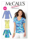 McCall's Misses' Tops Pattern M6963