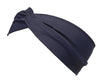 1 black lightweight Faux Knot fashion headband made with Zinc antimicrobial fabric. Soft and comfortable. Kills odor causing bacteria, fungus, and microbes