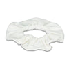 1 white scrunchie made with Zinc antimicrobial fabric. Soft and comfortable. Kills odor causing bacteria, fungus, and microbes